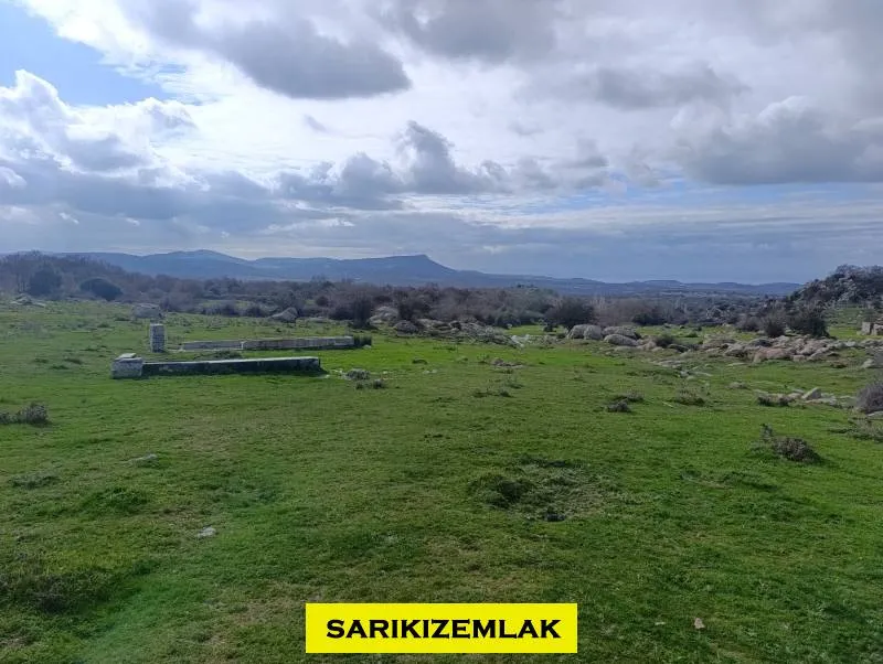 ÇANAKKALE EZİNE YAYLACIK KÖYÜNDE DENİZ MANZARALI 61.125 M2 ARAZİ - Yaylacık Ezine Çanakkale Satılık Tarla