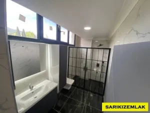 Edremit Güre`de  Dağ ve Deniz Manzaralı Acil Satılık Havuzlu Villa   - Güre Edremit Balıkesir Satılık Villa - 13