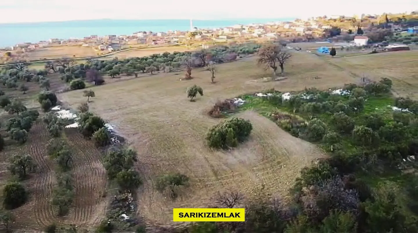 ÇANAKKALE MERKEZ İNTEPE KÖYÜNDE BOĞAZ MANZARALI TARLA - Erenköy Merkez Çanakkale Satılık Tarla