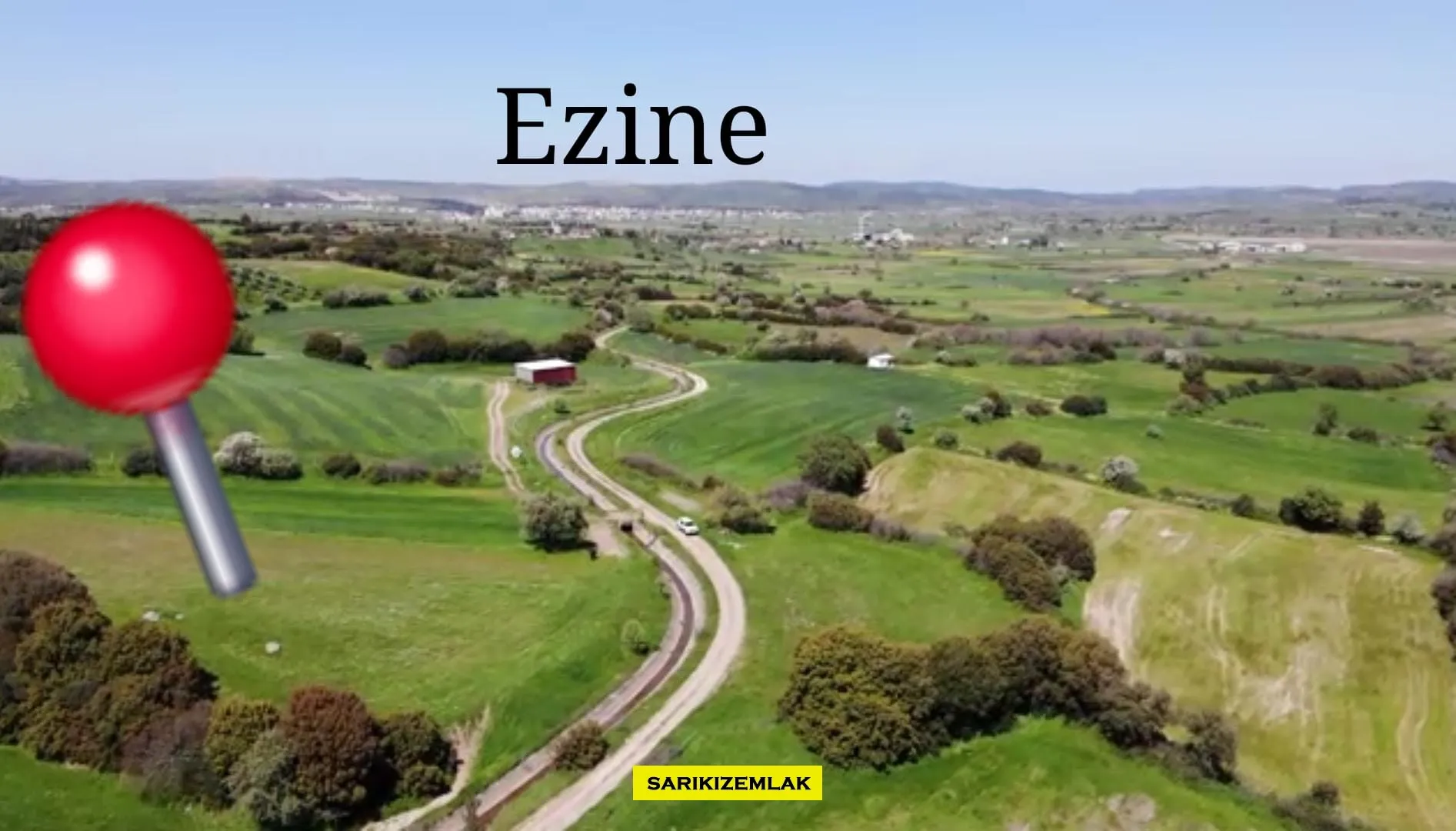 Çanakkale Ezine Kızılköyde Yola Cephe Düz Zemin Hobi Bahçesi - Balıklı Ezine Çanakkale Satılık Tarla